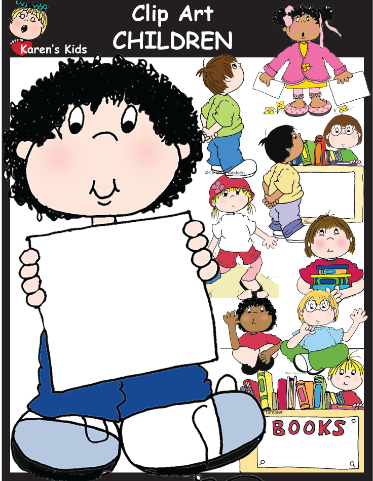 Pin by karen s. Creative clipart karens kid