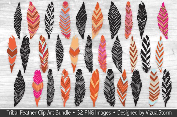 Clip art bundle daddy. Creative clipart tribal feather
