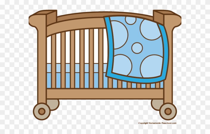 clipart bed baby