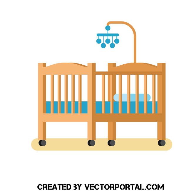 crib clipart baby bed