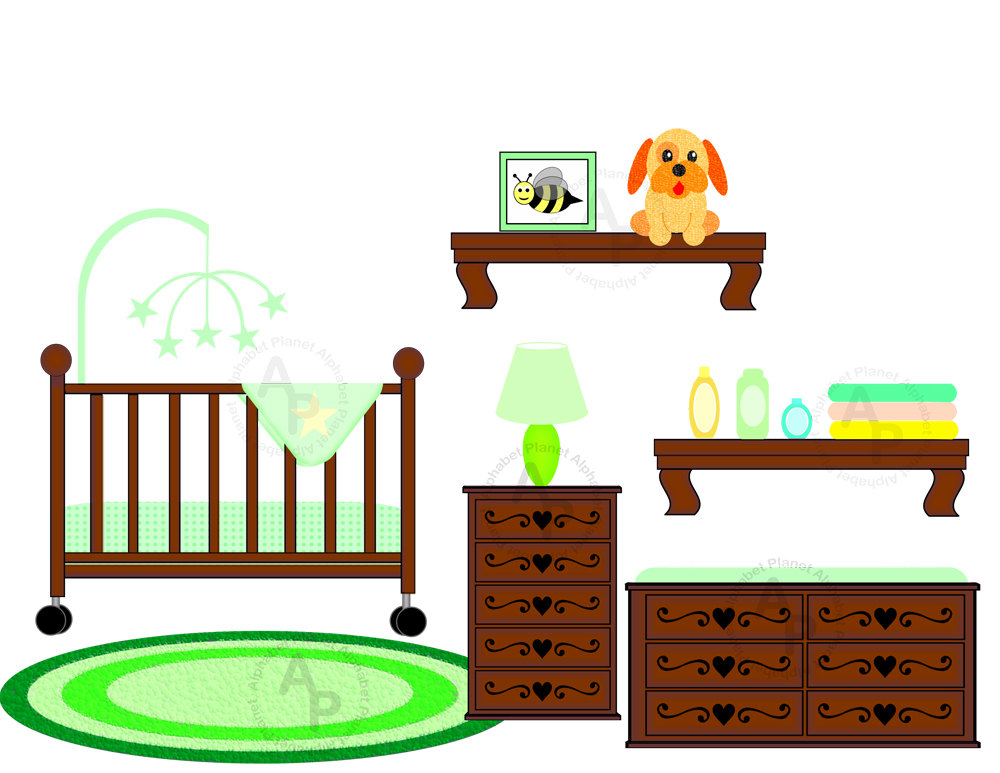 Crib clipart baby bedroom. Room free download best
