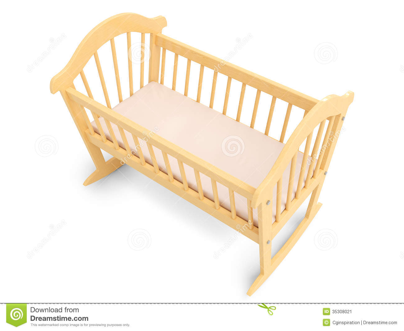 crib clipart craddle
