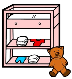 crib clipart diaper changing table