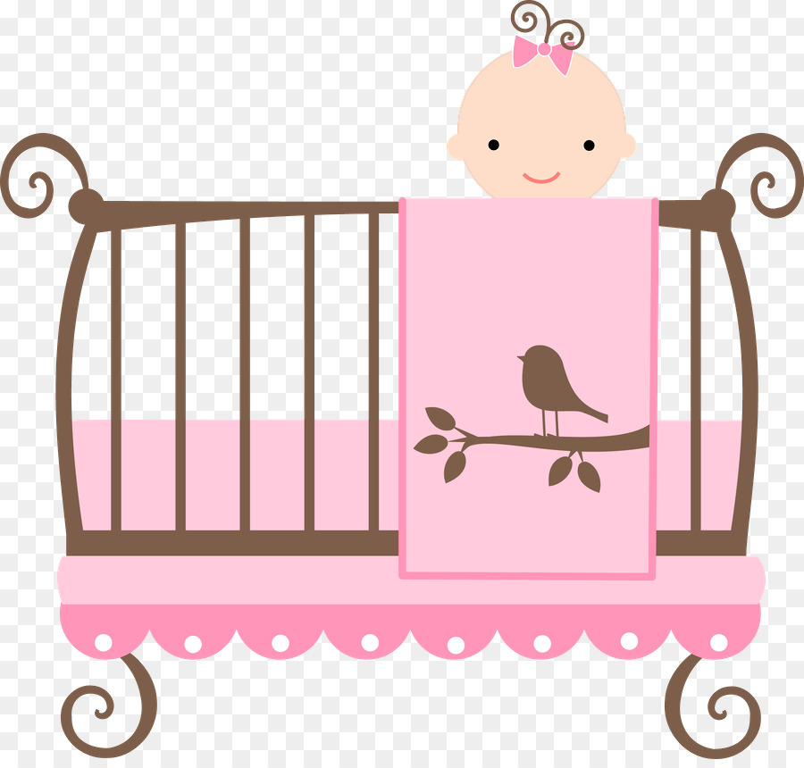 crib clipart pink crib