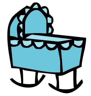 Free baby cliparts download. Crib clipart playpen