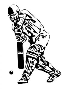 cricket clipart cricketer