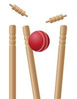 cricket clipart hit wicket