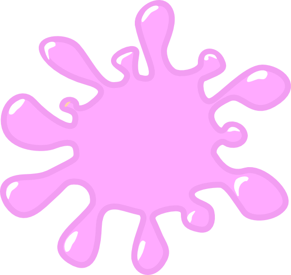 Slime clipart paint splotch. Discount pink free on