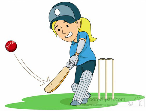 cricket clipart women's cricket
