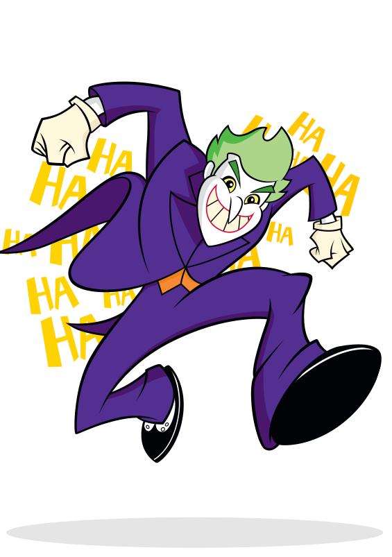 The . Joker clipart villain