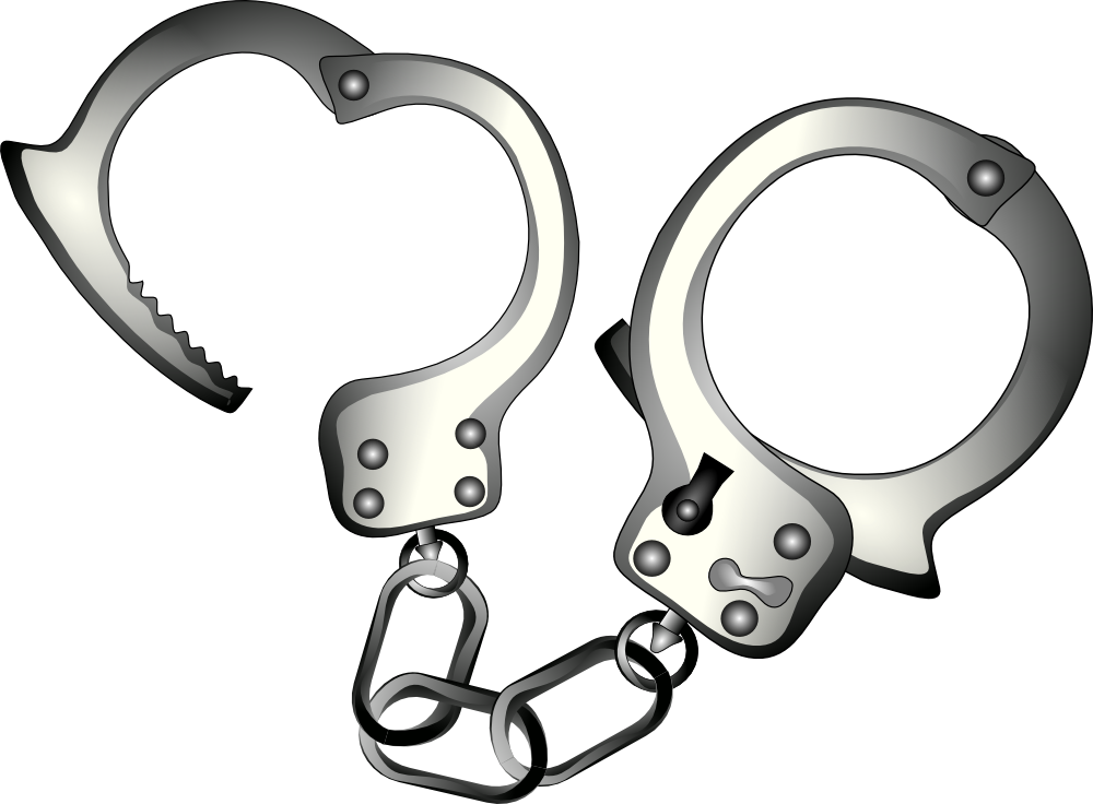 Onlinelabels clip art handcuffs. Criminal clipart bail