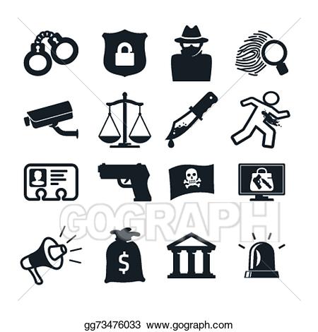 crime clipart drawing