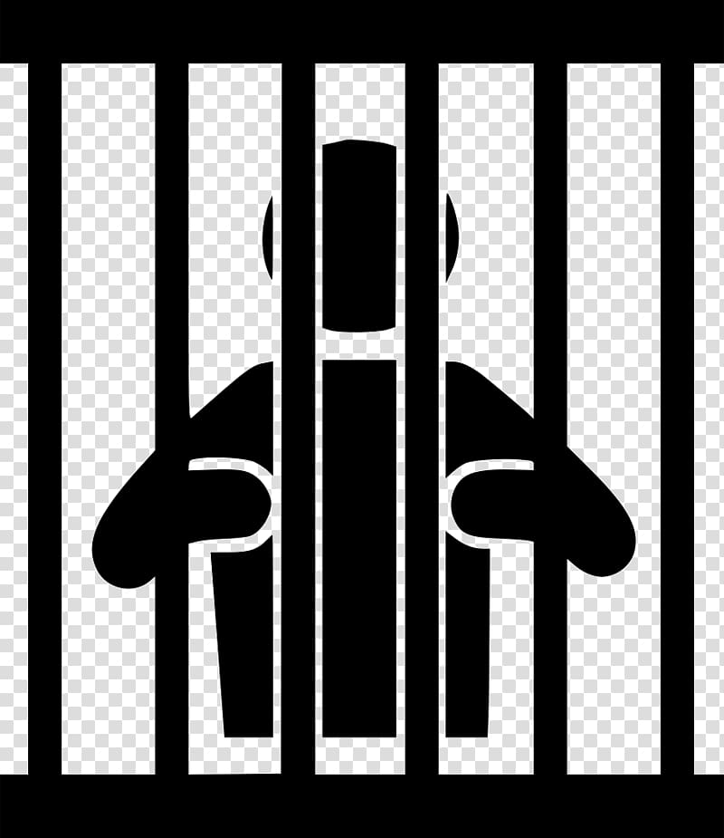 Jail clipart symbol. Person trapped in cell