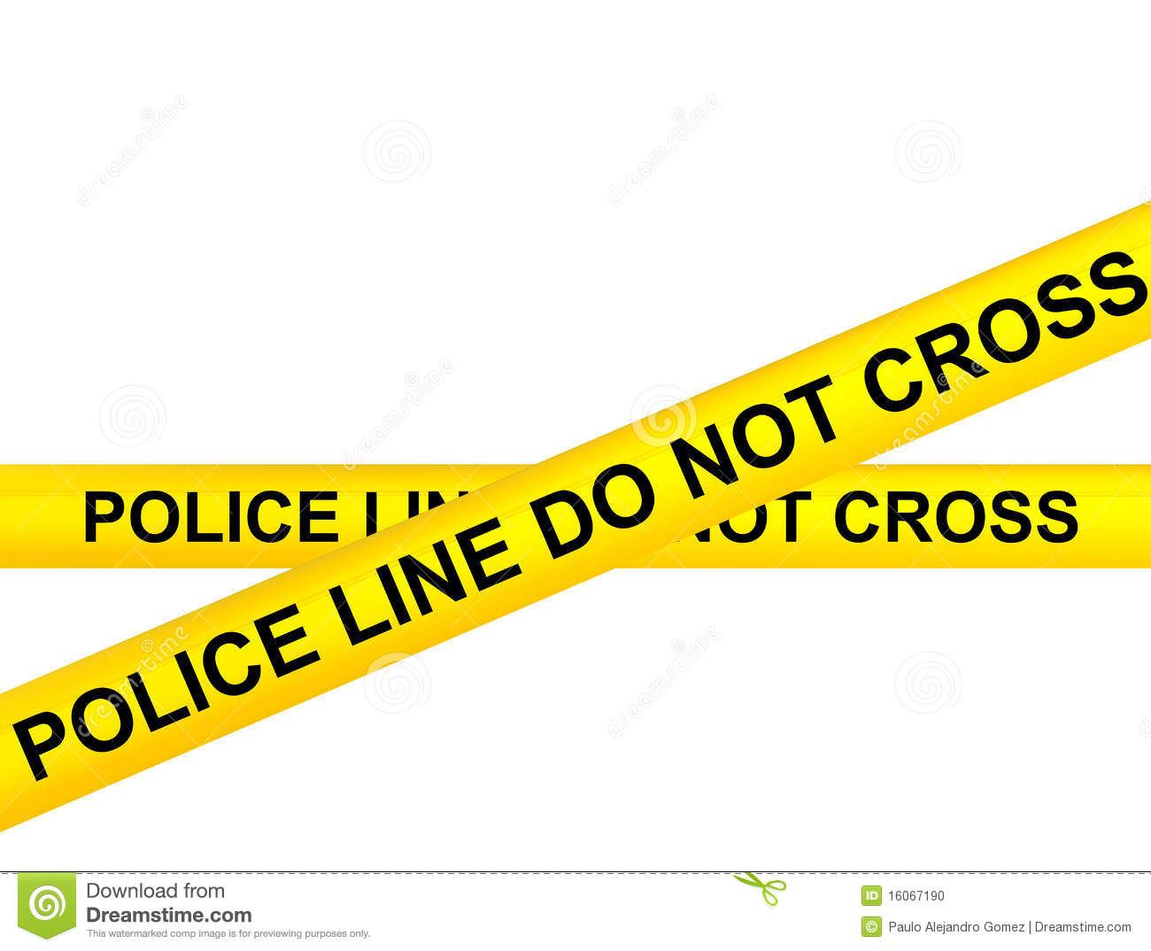 crime clipart police line