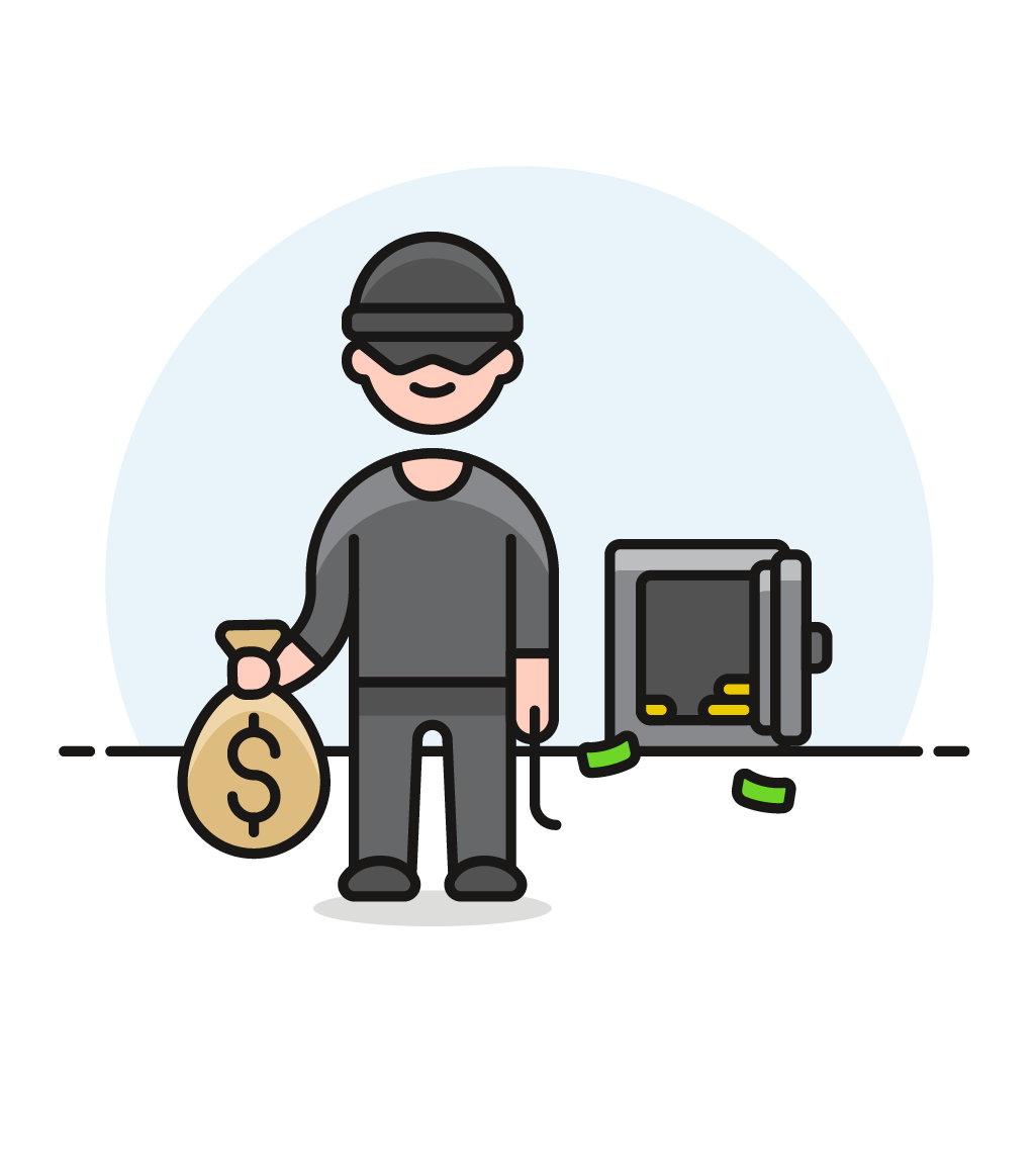 Crime clipart theif. Icon image creator pushsafer