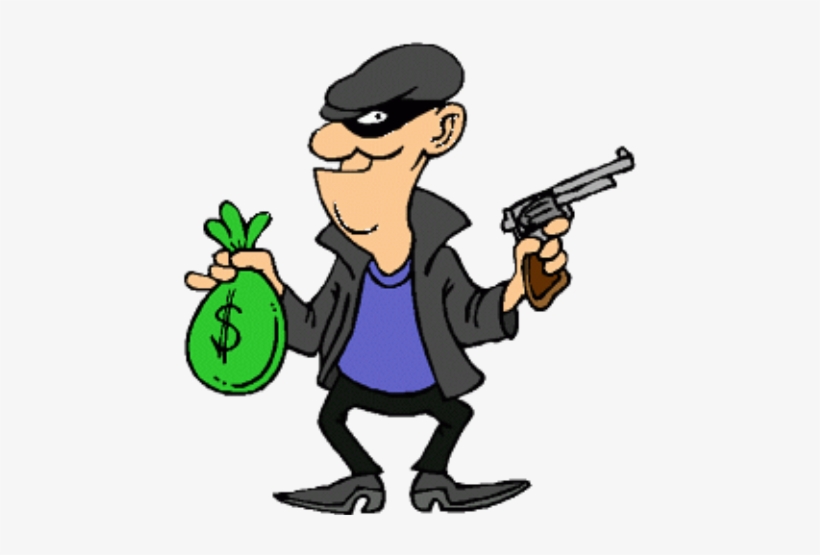 Bank robbery clip art. Crime clipart transparent