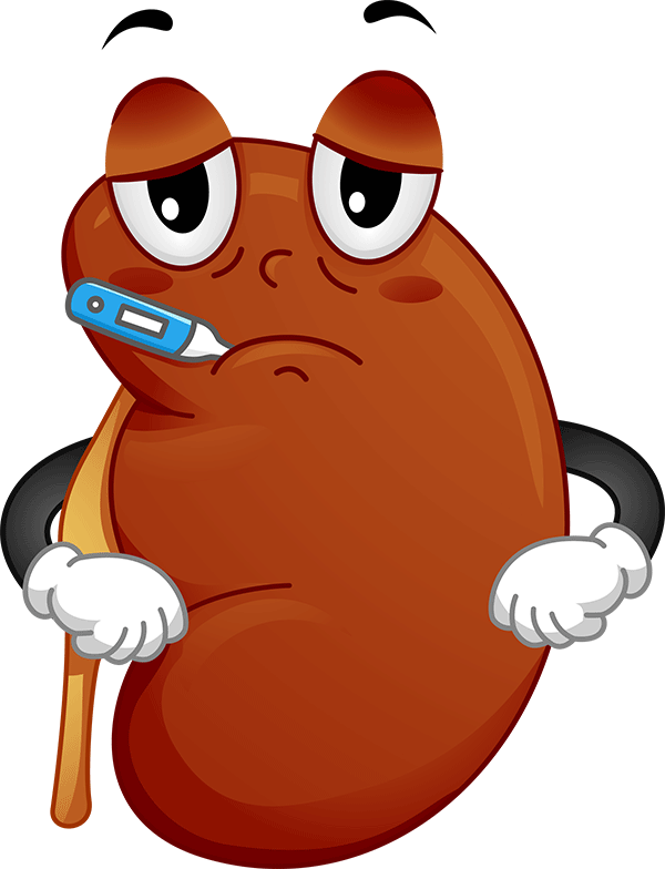 Organs sick free on. Kidney clipart unhappy