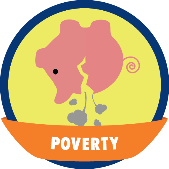 poverty clipart financial issue