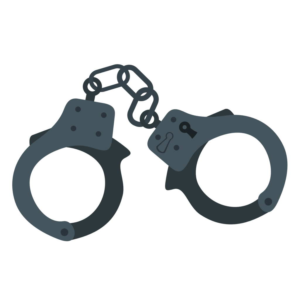 handcuffs clipart person