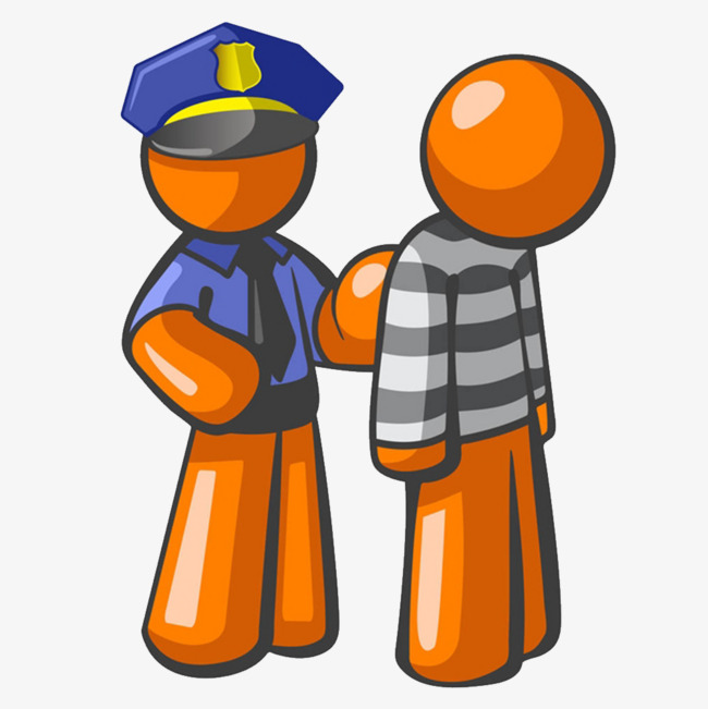 criminal clipart in charge