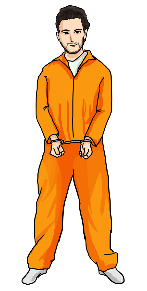 sad clipart prisoner