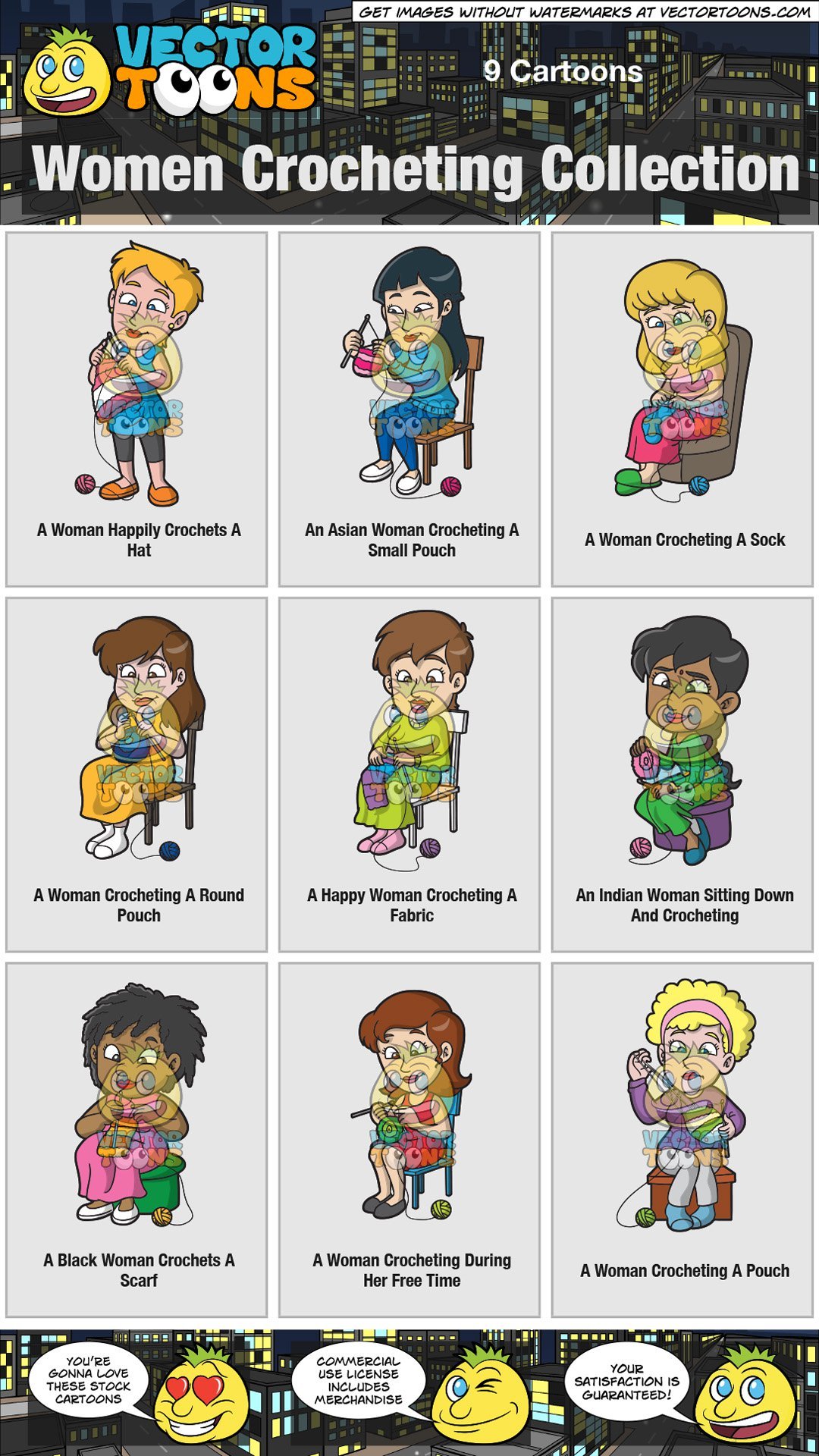 crochet clipart free time