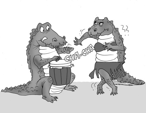 crocodile clipart editorial cartooning