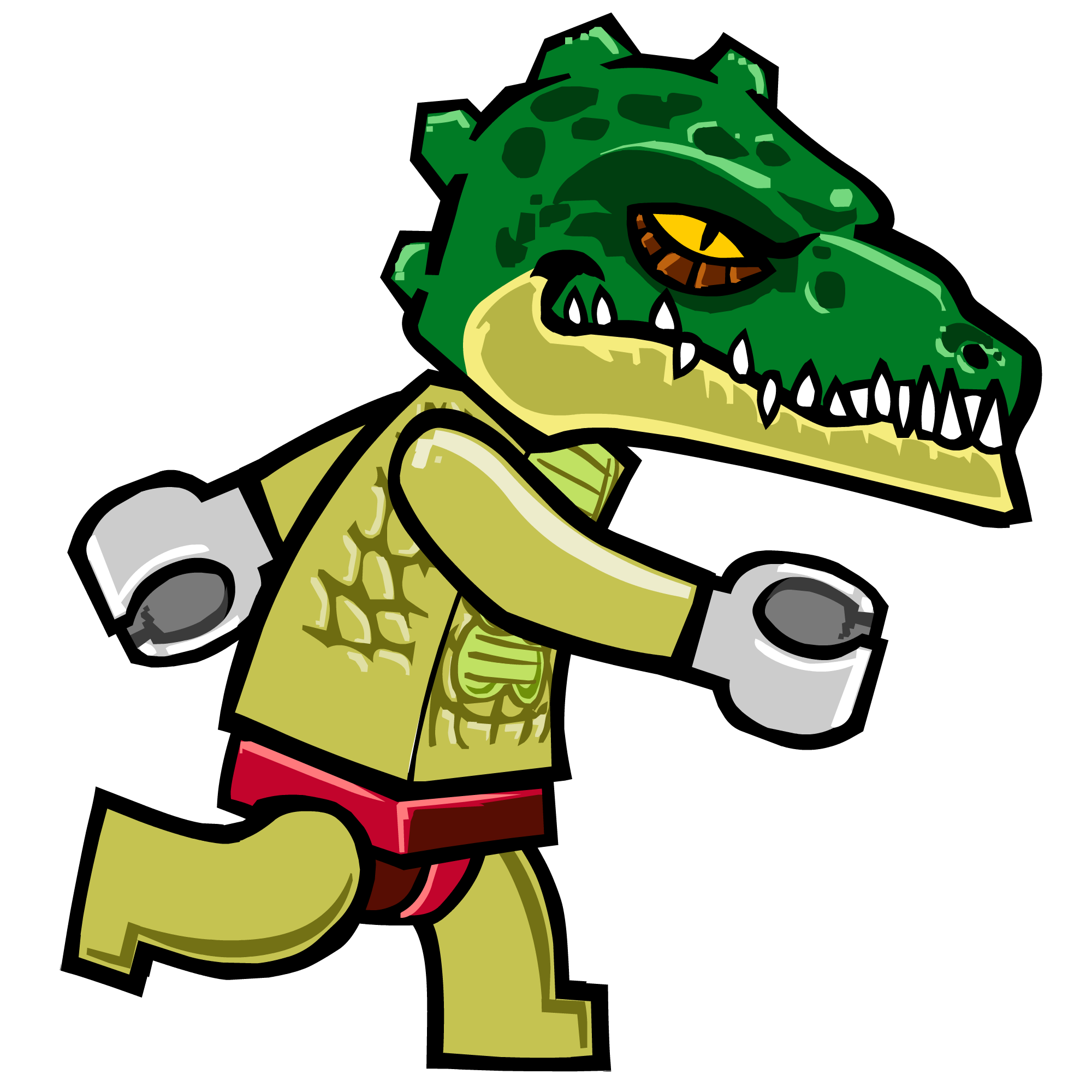 crocodile clipart gorilla