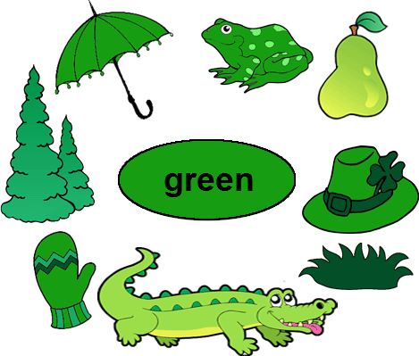 crocodile clipart green object