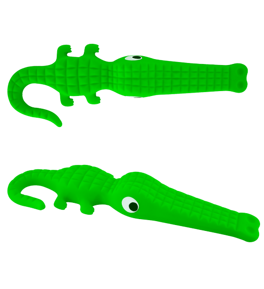crocodile clipart green object