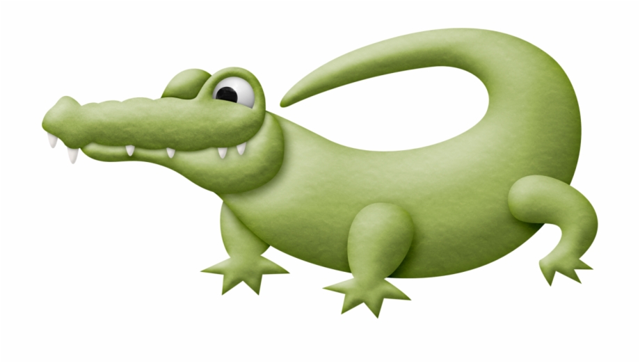 crocodile clipart jungle