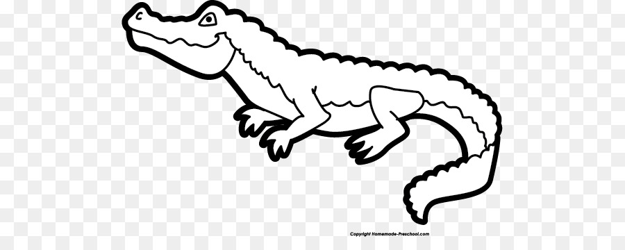 Crocodile clipart line art. Cartoon alligators white 