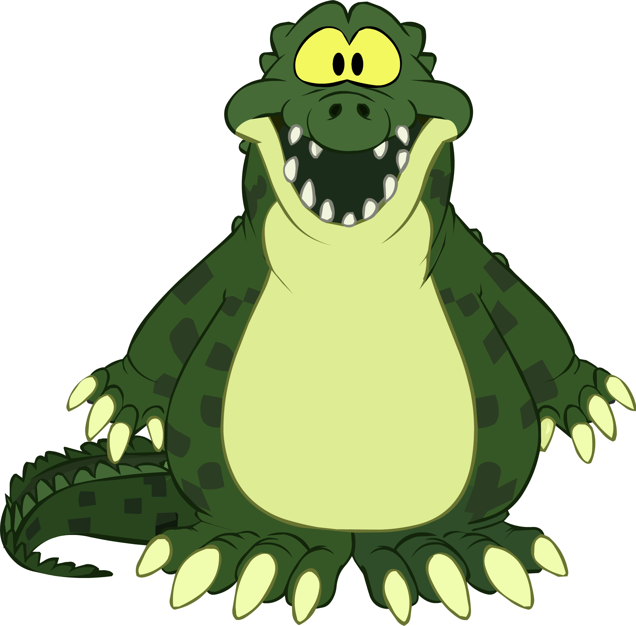 crocodile clipart scales