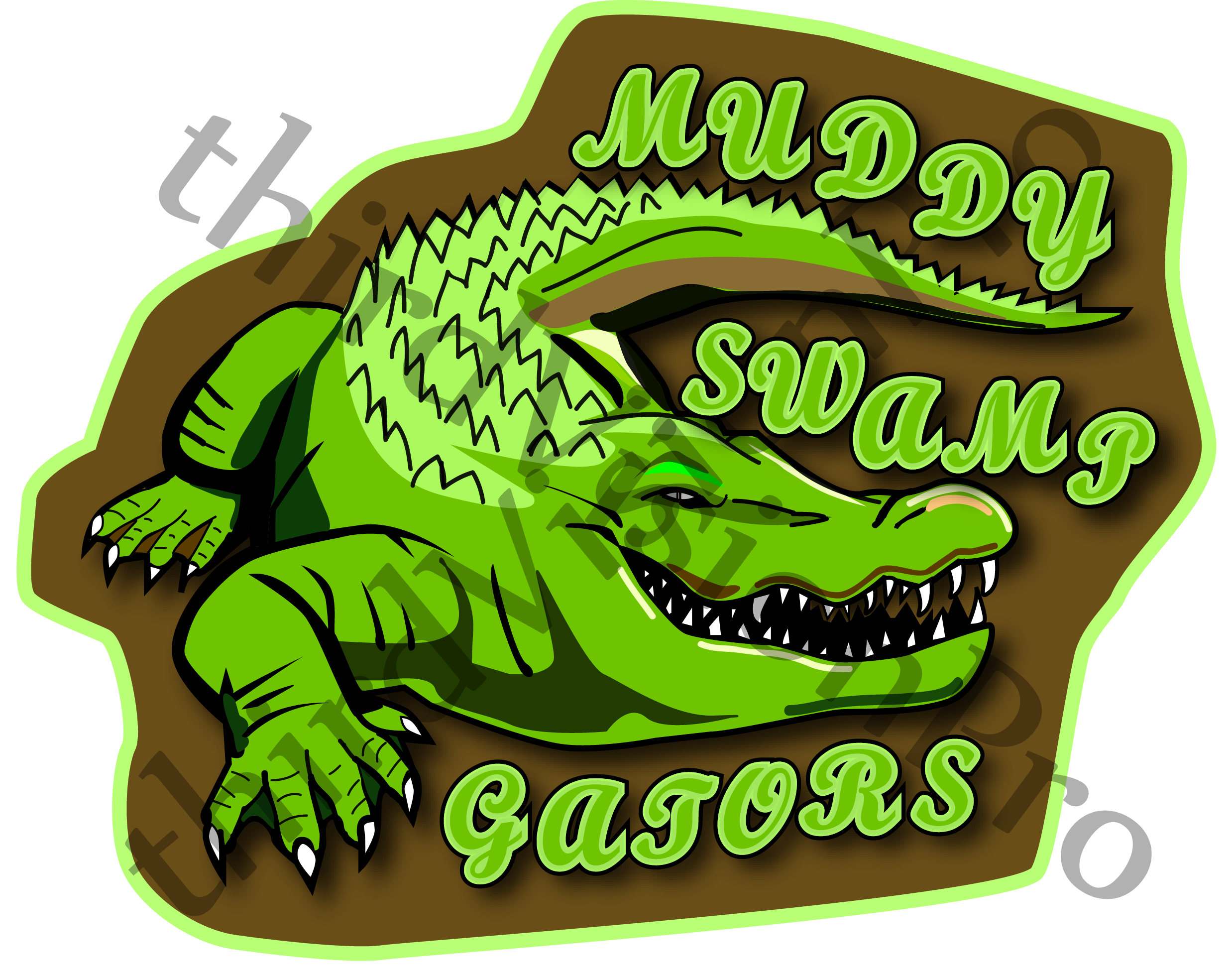 crocodile clipart swamp