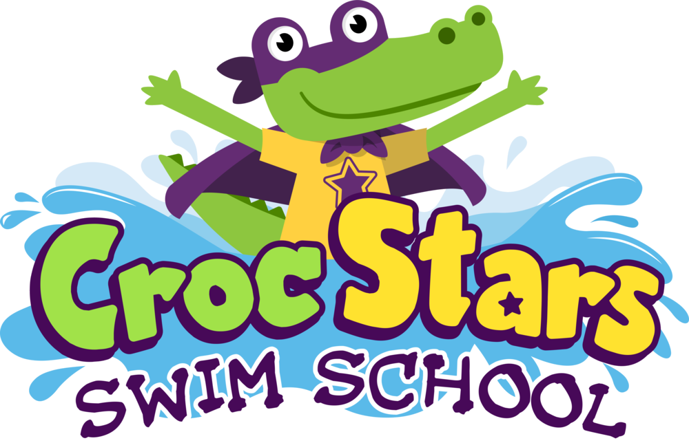 Crocodile clipart swimming. Home lessons crocstars swim
