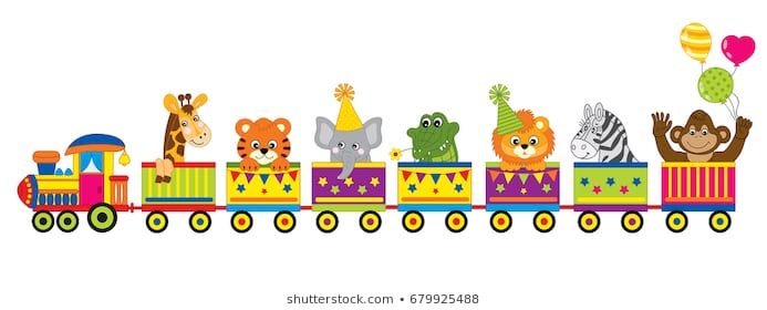 crocodile clipart train animal