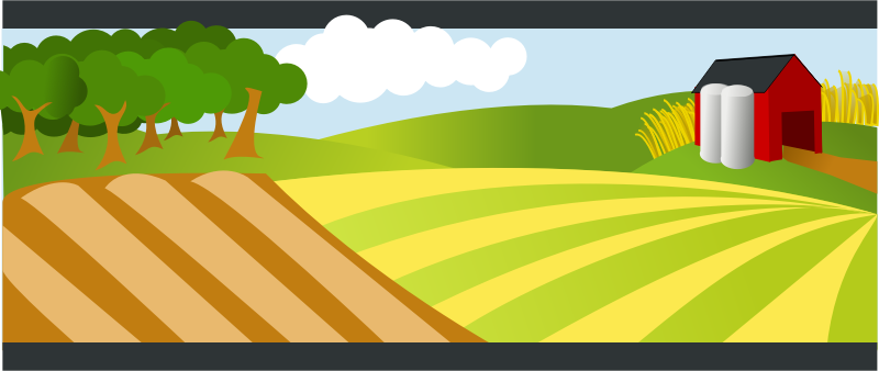 Land clipart farming field. Download aggriculture clip art