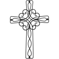 decorative clipart fancy cross