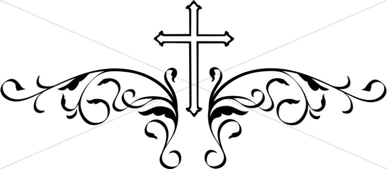 cross clipart ornamental