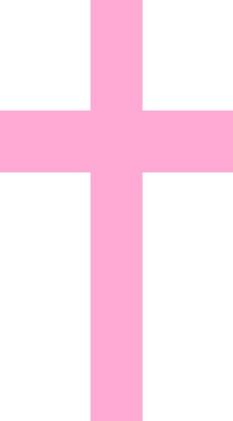 Cross clip art holy cross. Pink at clker com