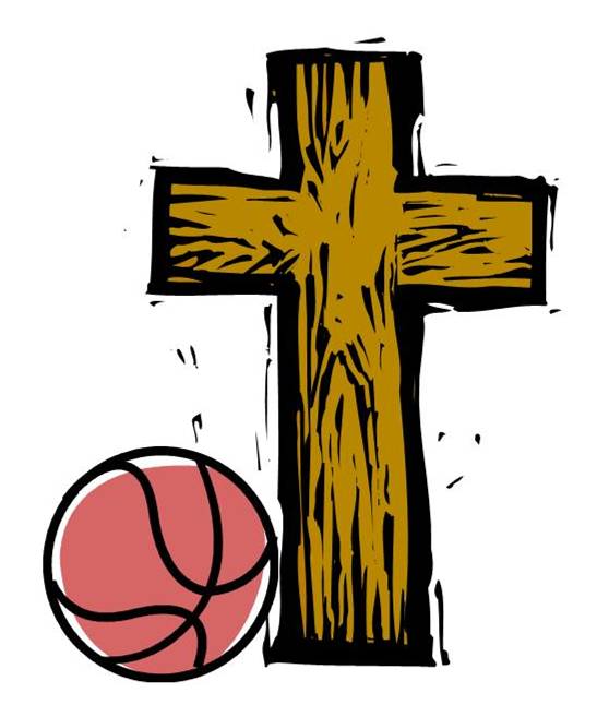 cross clipart basketball