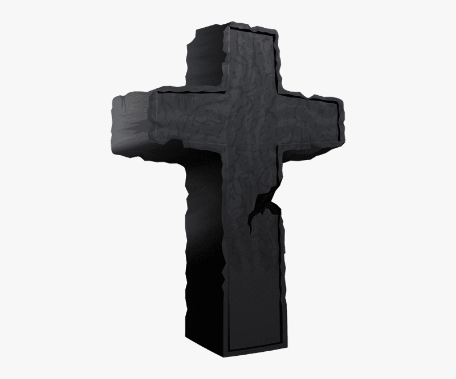 Top halloween free . Crucifix clipart tombstone cross
