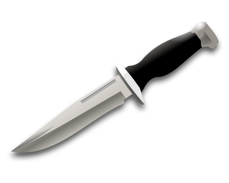 cross clipart knife