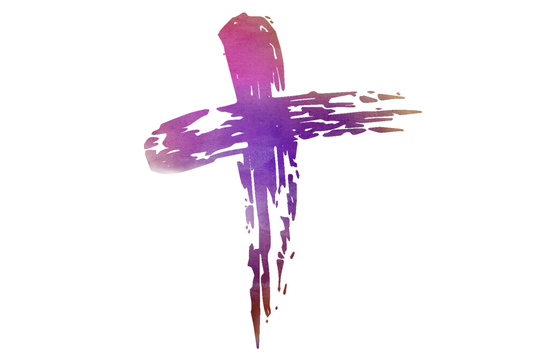 Ash wednesday smelly sheep. Lent clipart purple easter cross