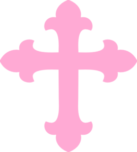 cross clipart pink