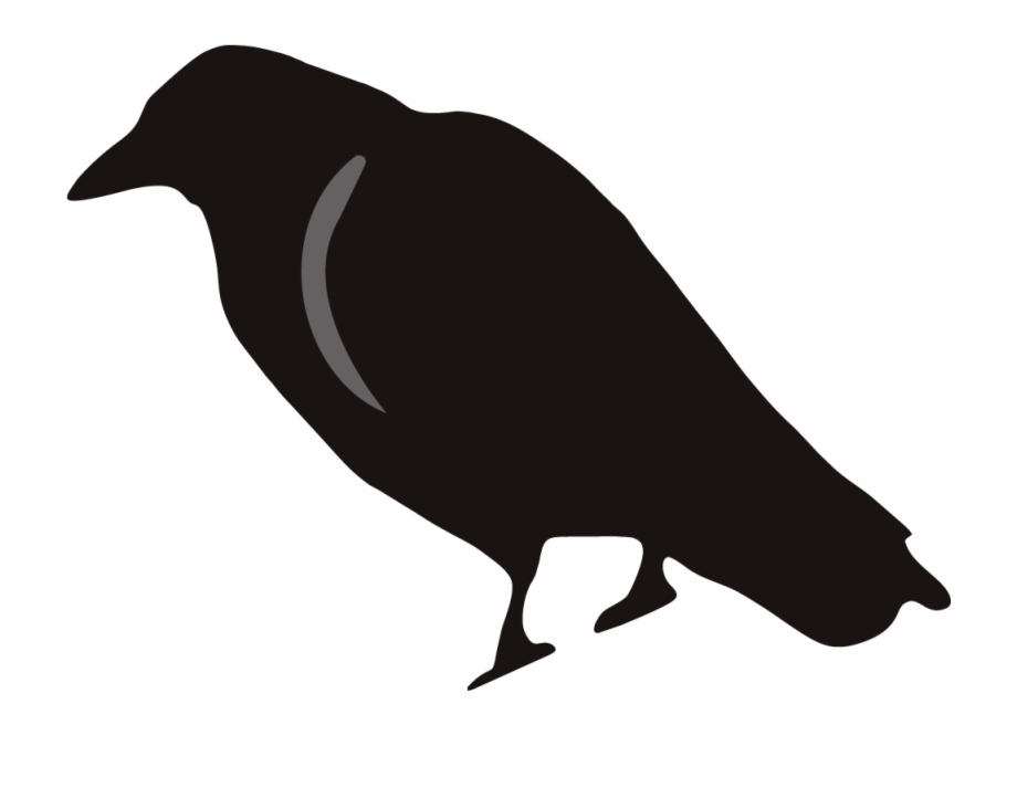 crow clipart angry