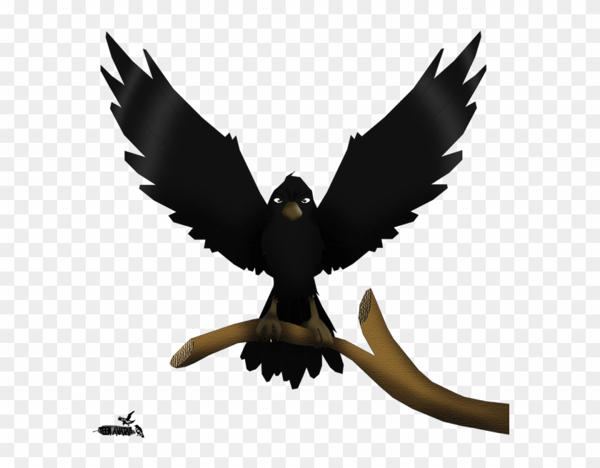 crow clipart animated