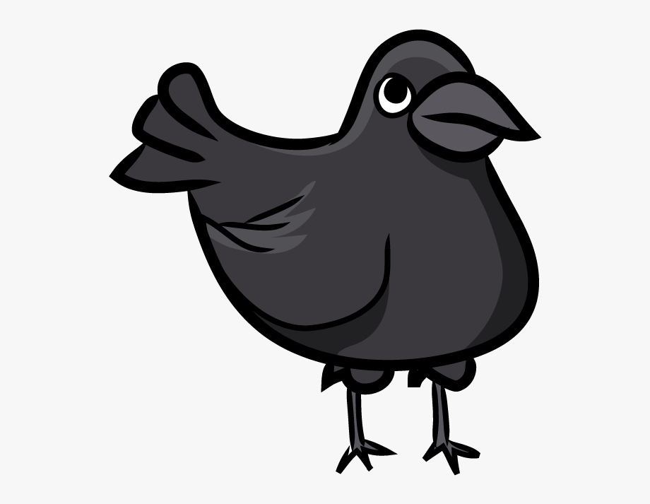 crow clipart black object