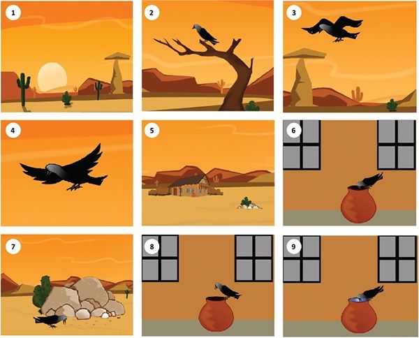 crow clipart crow story