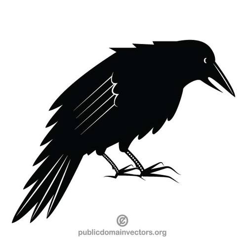 crow clipart sad